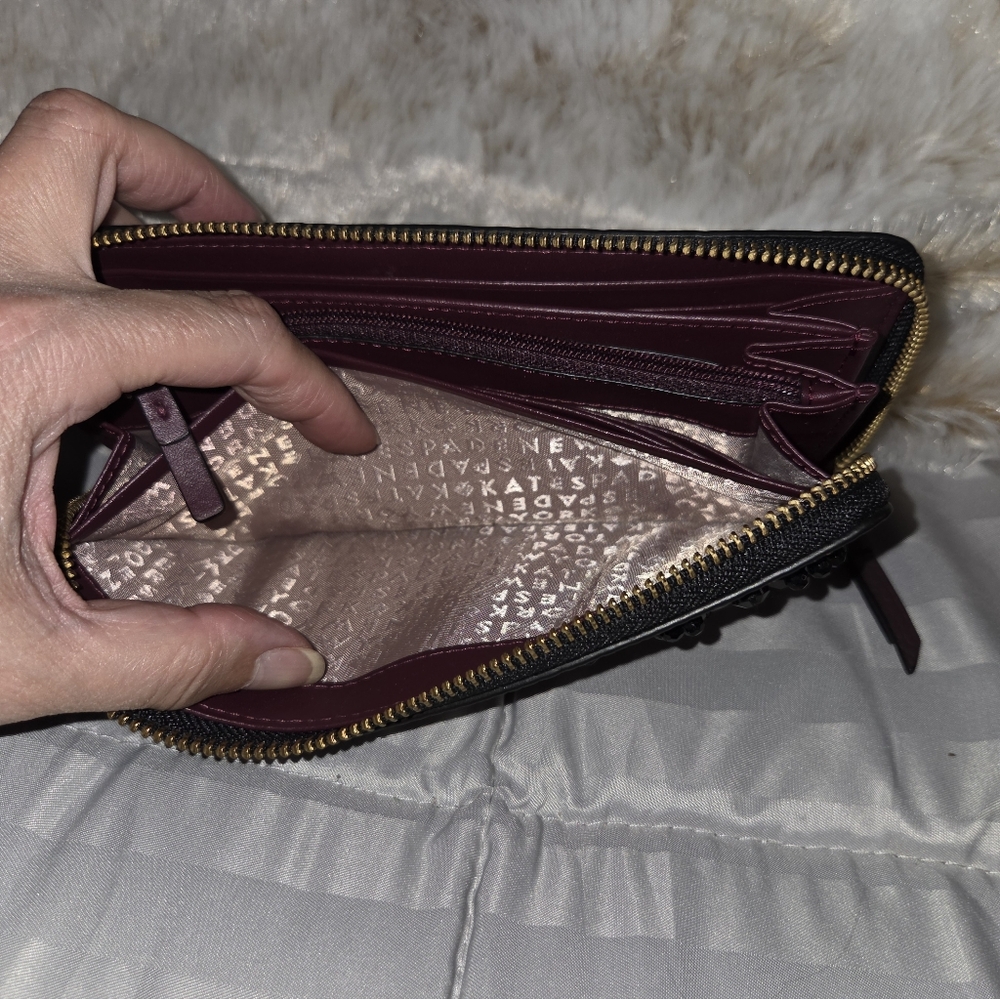 Kate Spade Neda Anderson Way Zip-Around Leather Wallet - Picture 11 of 15